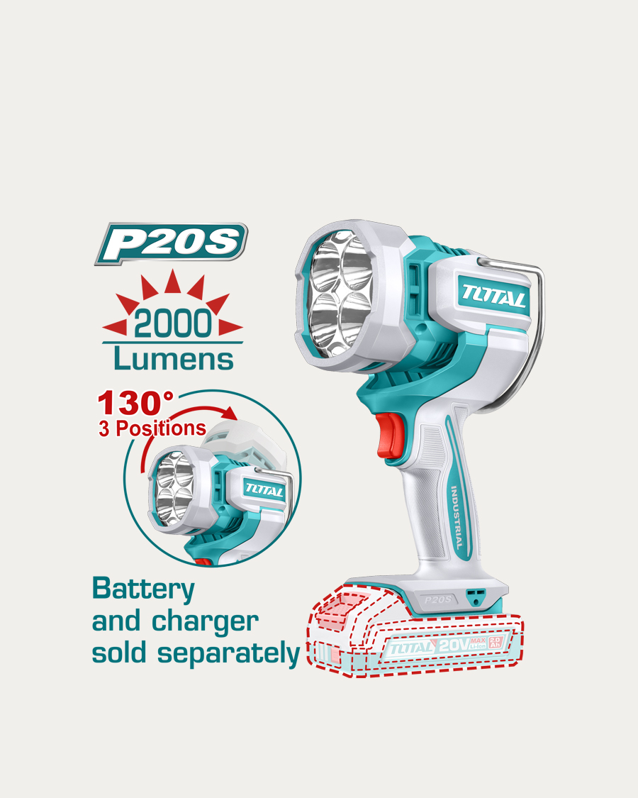 Total aku ručna lampa