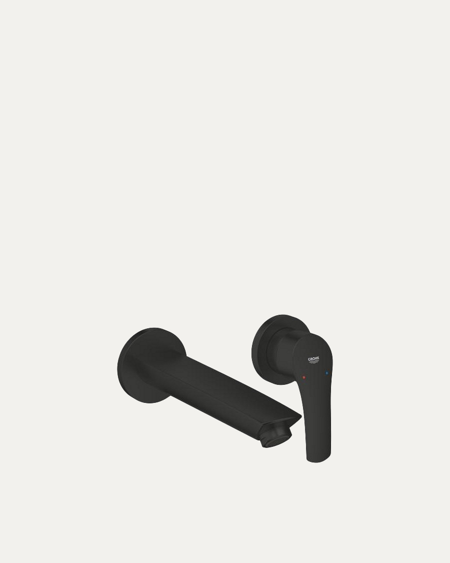 Grohe Eurosmart New gornji dio zidne miješalice za umivaonik, 21 cm, crna