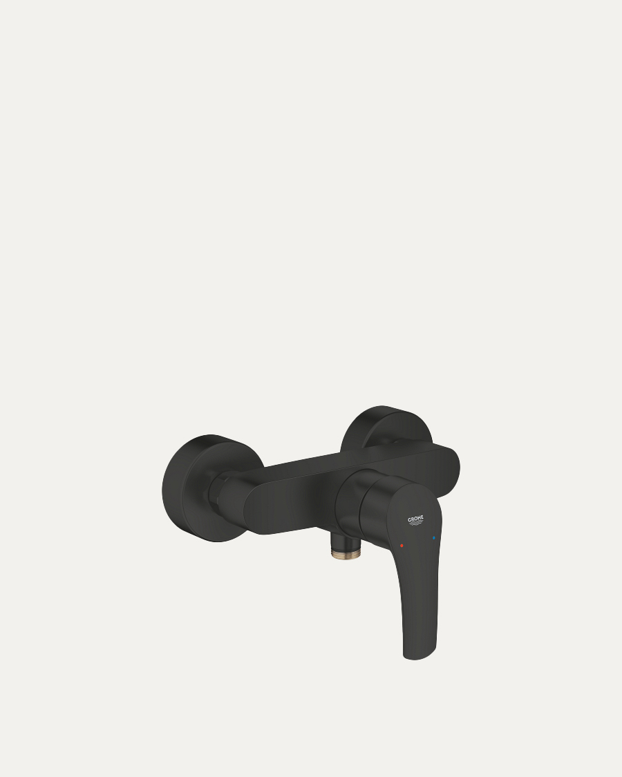 Grohe Eurosmart New miješalica za tuš kadu, crna