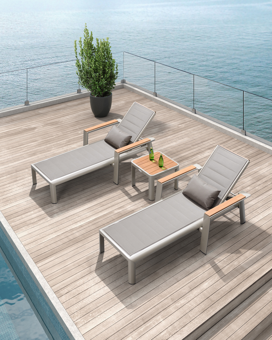 Idealaqua Geneva vrtni stolić 50×50 cm