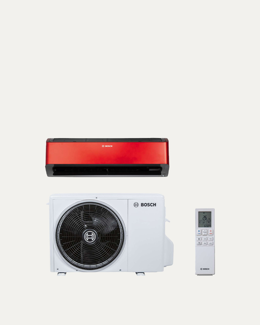 Bosch klima Class 8000i, 3,5 kW, crvena