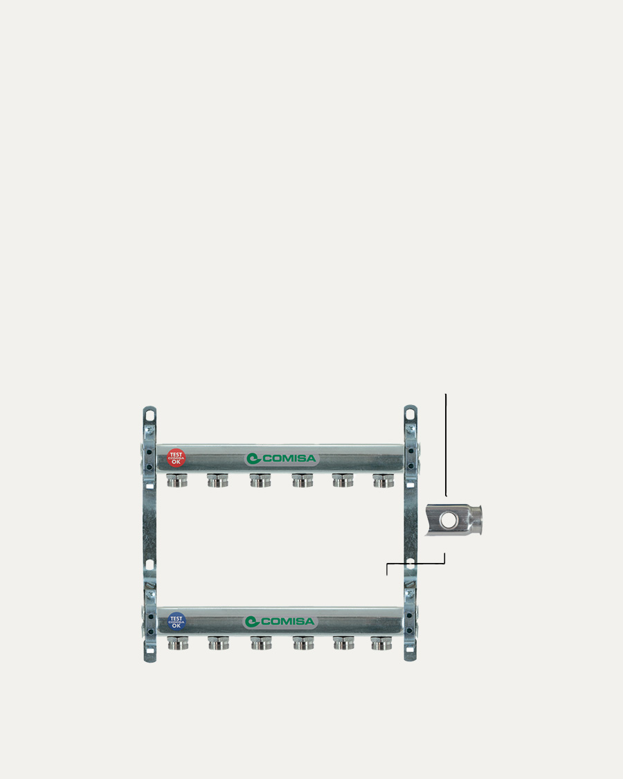 Comisa razdjeljnik za grijanje, 12 krugova